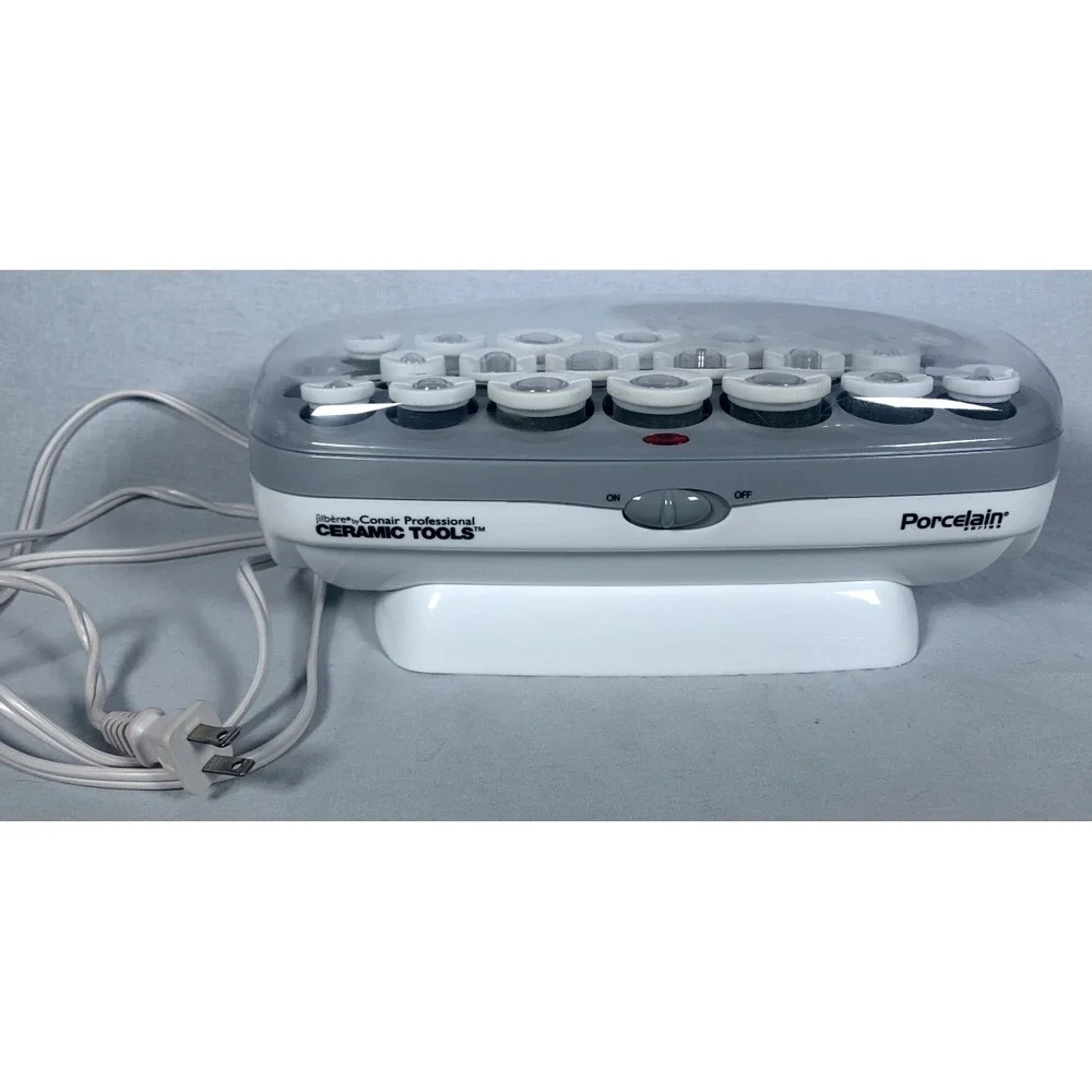 Jilbere Conair Professional Ceramic Porcelain Hot Rollers 20 Piece Tested